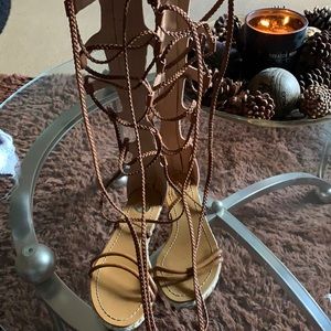 Ancient Greek Lace Up Sandals